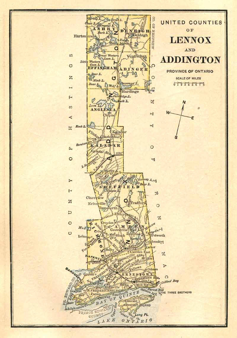 Lennox & Addington County 1885