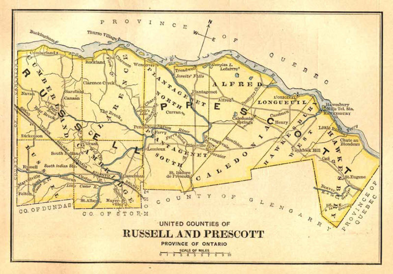 Prescott & Russell Counties 1885